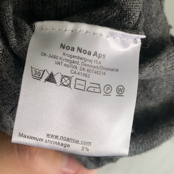 Noa Noa women’s knit long sleeve sweater midi dress - Picture 3 of 7